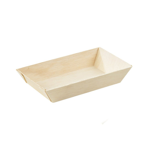 Bandeja de madera rectangular Samouraï 155x85mm A28mm - 100Uds
