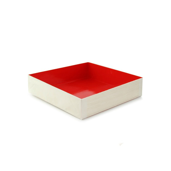 Caja de madera para 12 Macarrones 160x160mm A36mm - 100Uds