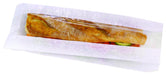 Bolsa papel blanca con ventana para bocadillo 120x40mm A340mm - 1000Uds