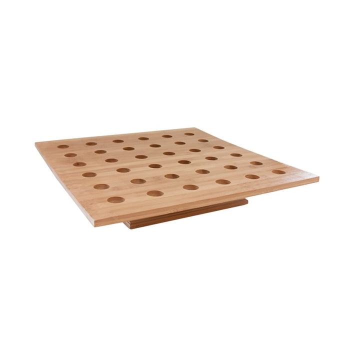 Soporte cono de bambú 36 agujeros 400x400mm A85mm - 1Uds