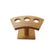 Soporte cono de bambú 3 agujeros 160x75mm A90mm - 10Uds