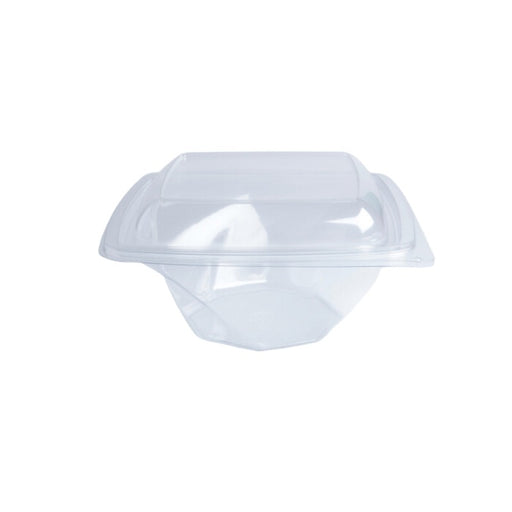 Ensaladera PET cuadrada transparente (sin Tapa) 1000ml 200x200mm A80mm - 100Uds