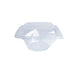 Ensaladera PET cuadrada transparente (sin Tapa) 1000ml 200x200mm A80mm - 100Uds