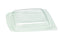 Tapa cúpula transparente 195x195mm A30mm - 100Uds