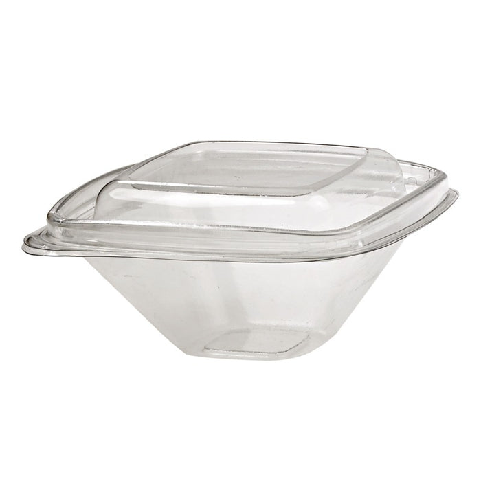 Combo Ensaladera RPET + tapa 240ml 130x130mm - 25Uds