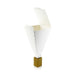 Cono de cartón blanco para snack 90x90mm A190mm - 25Uds