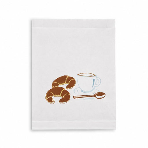 Bolsa papel para croissant 180x80mm A280mm - 1000Uds
