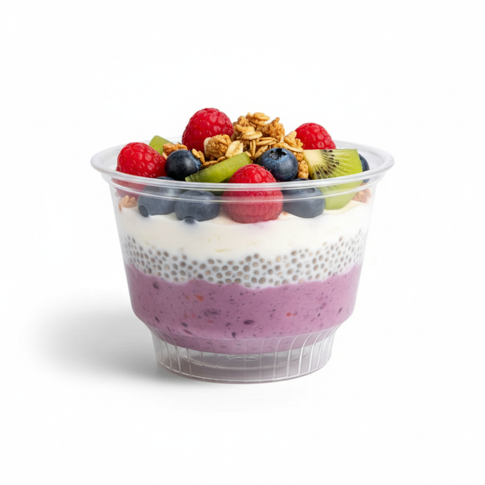 Copa de postre PET transparente 280ml - 50Uds