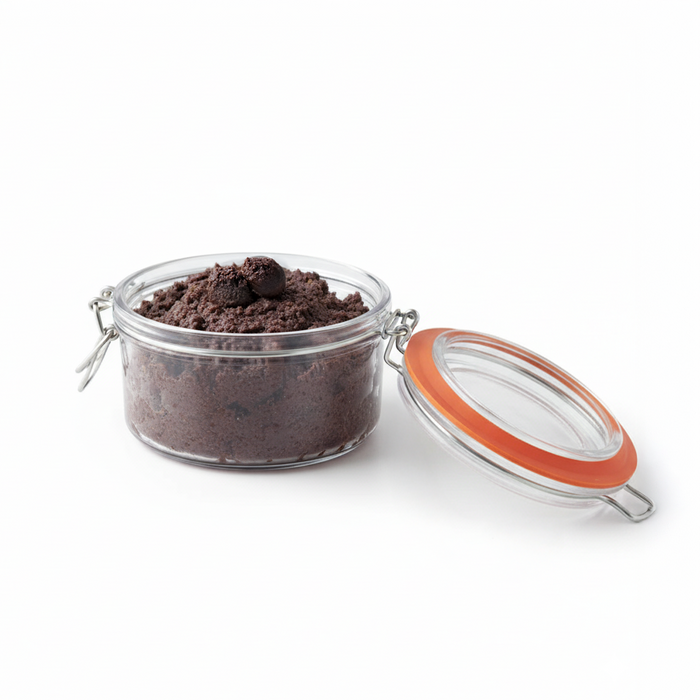 Mini tarro redondo transparente en PS 300ml Ø106mm A64mm - 6Uds