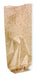 Bolsa transparente kraft con fondo marrón 120 A260mm - 100Uds