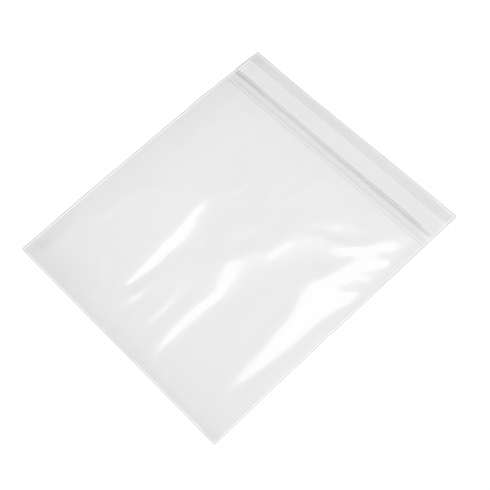 Bolsa de plástico BOPP con cinta adhesiva 200x150mm A40mm - 100Uds