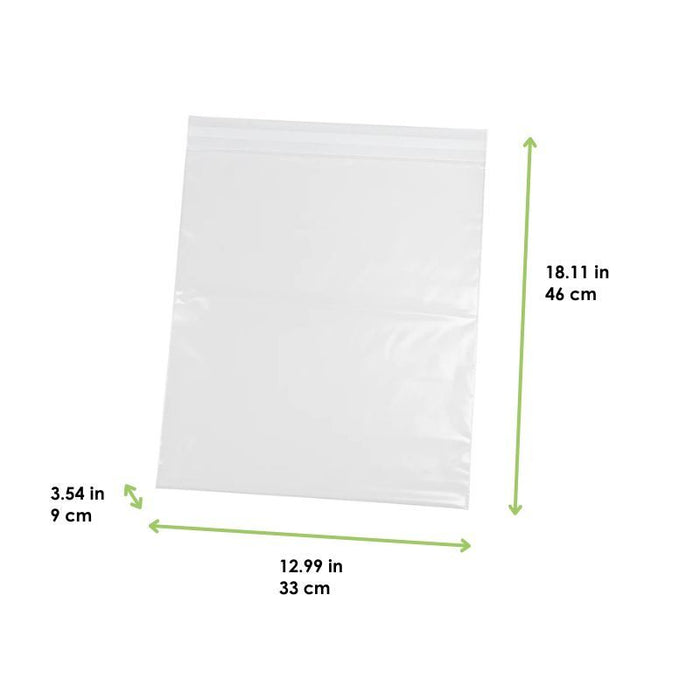 Bolsa de plástico BOPP con cinta adhesiva 460x330mm A90mm - 100Uds