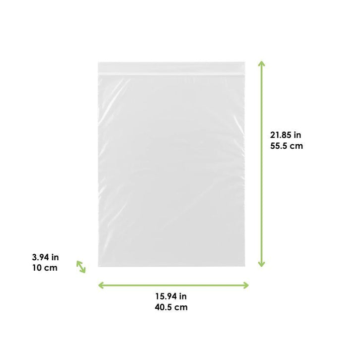 Bolsa de plástico BOPP con cinta adhesiva 555x405mm A100mm - 100Uds