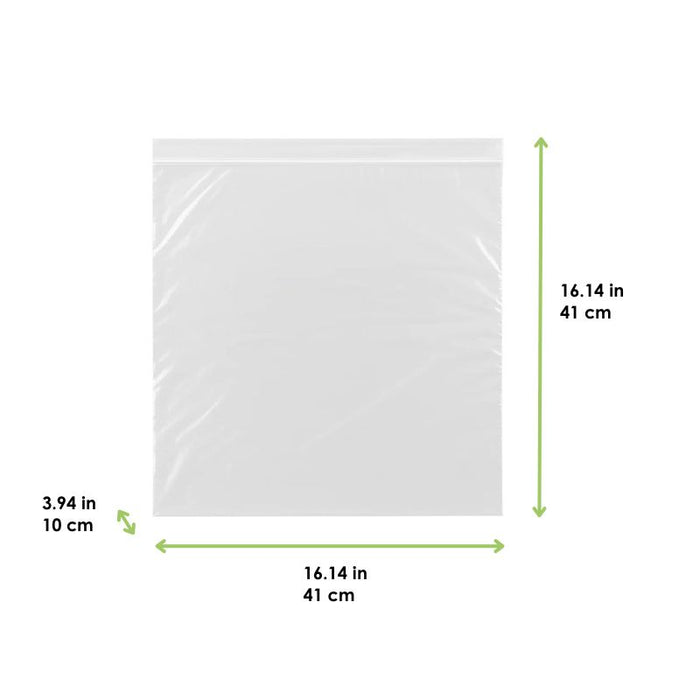 Bolsa de plástico BOPP con cinta adhesiva 410x410mm A100mm - 100Uds