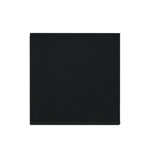 Servilleta micropunto de papel de 2 capas negra 200x200mm - 100Uds