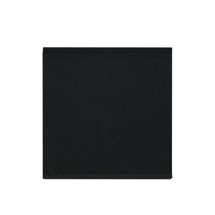 Servilleta micropunto de papel de 2 capas negra 200x200mm - 100Uds
