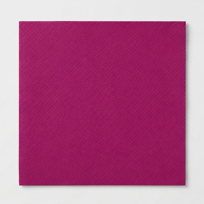 Servilleta micro puntos 2 plieges color Bordeau 380x380mm - 40Uds