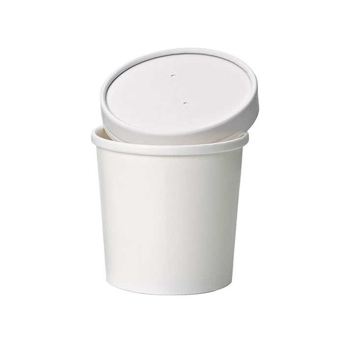 Vaso de cartón blanco para caliente/frío (vendido sin tapa) 490ml A100mm - 50Uds
