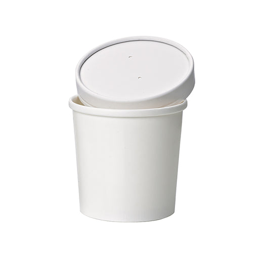 Vaso sopa de cartón con tapa 470ml A100mm - 25Uds