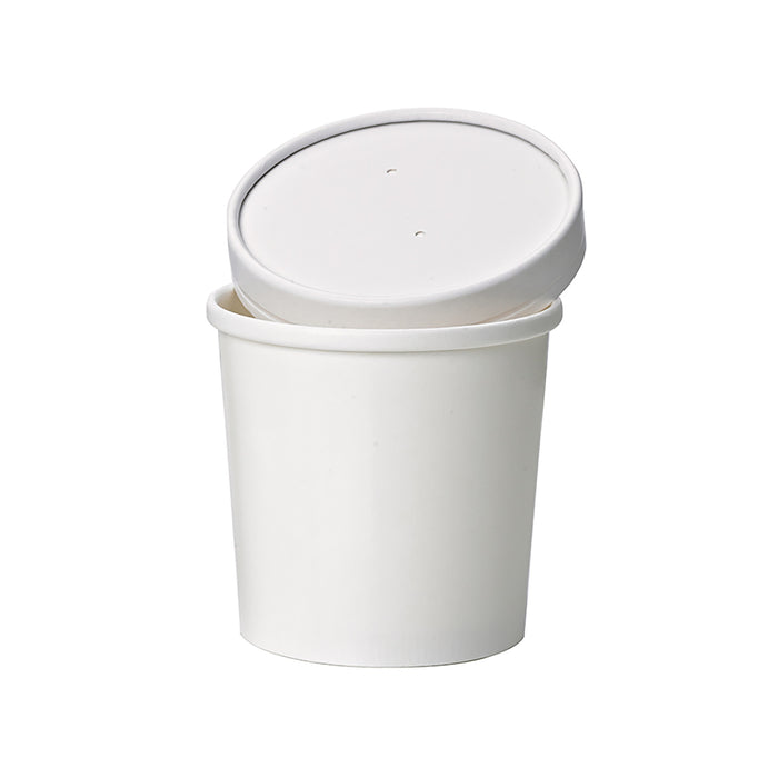 Vaso sopa de cartón con tapa 470ml A100mm - 25Uds