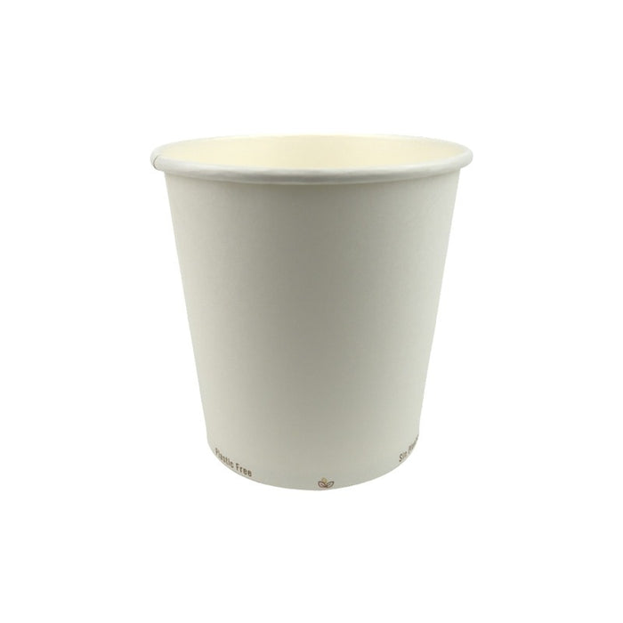 Tarrina para sopa doble capa CPLA blanca 700ml Ø115mm - 25Uds