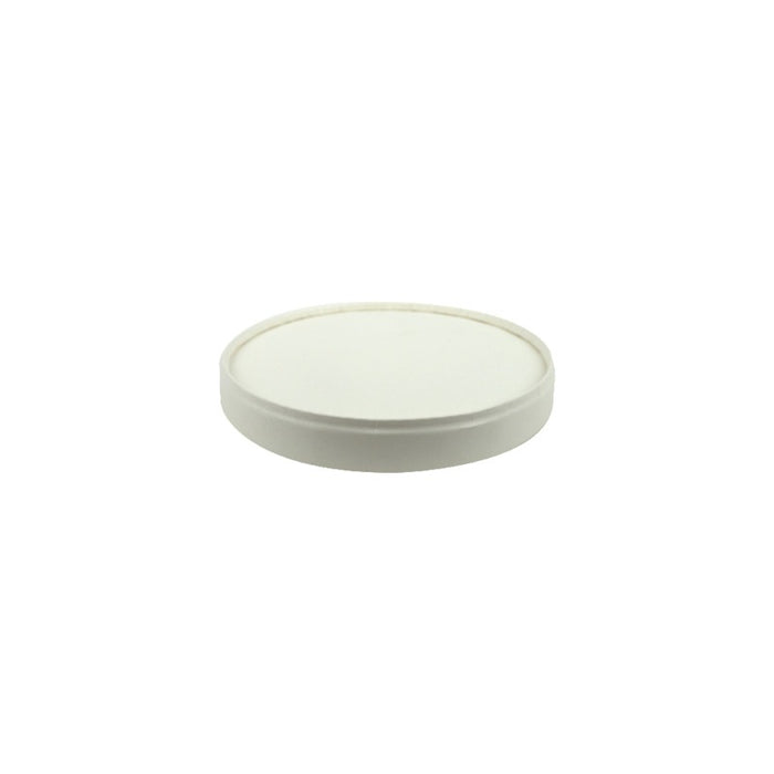 Tapa de cartón blanco sin plástico Ø90mm - 25Uds