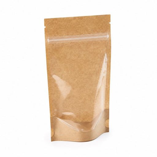 Bolsa de bolsillo kraft clear con cierre zip 150 A220mm - 200Uds
