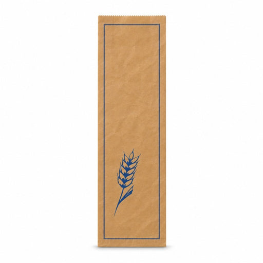 Bolsa de papel kraft decocarión azul 170x70mm A490mm - 1000Uds