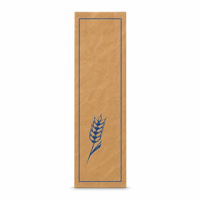 Bolsa de papel kraft decocarión azul 170x70mm A490mm - 1000Uds