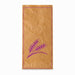 Bolsa de papel kraft decoración violeta para Pan 240x110mm A490mm - 1000Uds