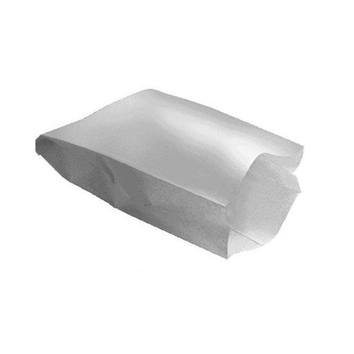 Bolsa de papel blanco laminado para porción de pizza 170x60mm A280mm - 500Uds