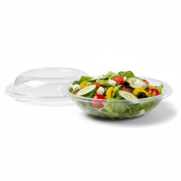 Combo Ensaladera redonda + tapa transparente 750ml Ø225mm - 25Uds