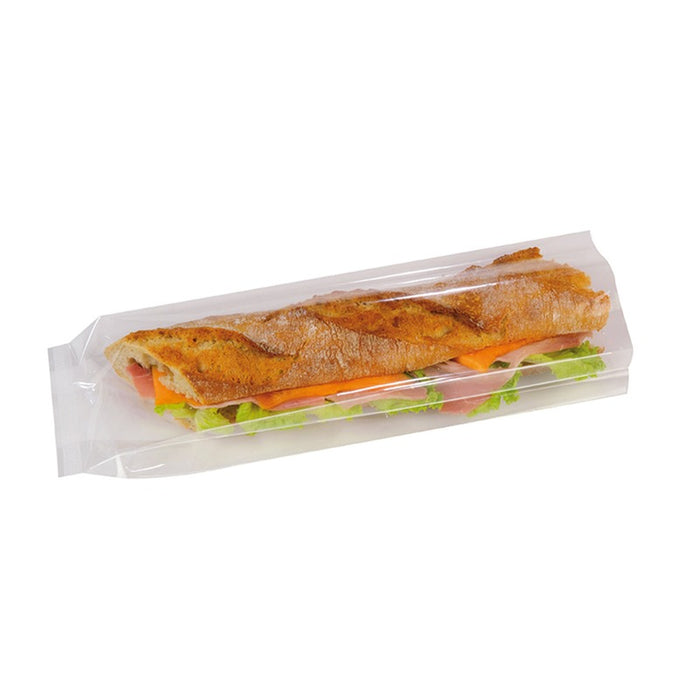 Bolsa bocadillo con fuelle 100x340mm A40mm - 200Uds