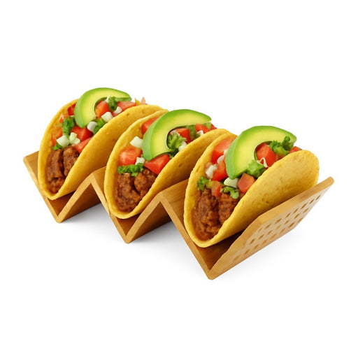 Soporte de bambú para tacos 212x100mm A50mm - 5Uds