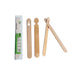 Palillos chinos de madera empaquetados por 2 unidades A150mm - 100Uds