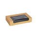 Caja de sushi con ventana antivaho para 18 piezas 210x120mm H40mm - 50Uds