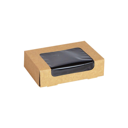 Caja de sushi con ventana antivaho para 10-12 piezas 152x100mm H40mm - 50Uds