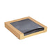 Caja de sushi con ventana antivaho para 40-60 piezas 250x250mm H40mm - 50Uds
