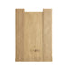 Bolsa de papel kraft marrón con ventana microperforada 180x40mm H220mm - 1000Uds