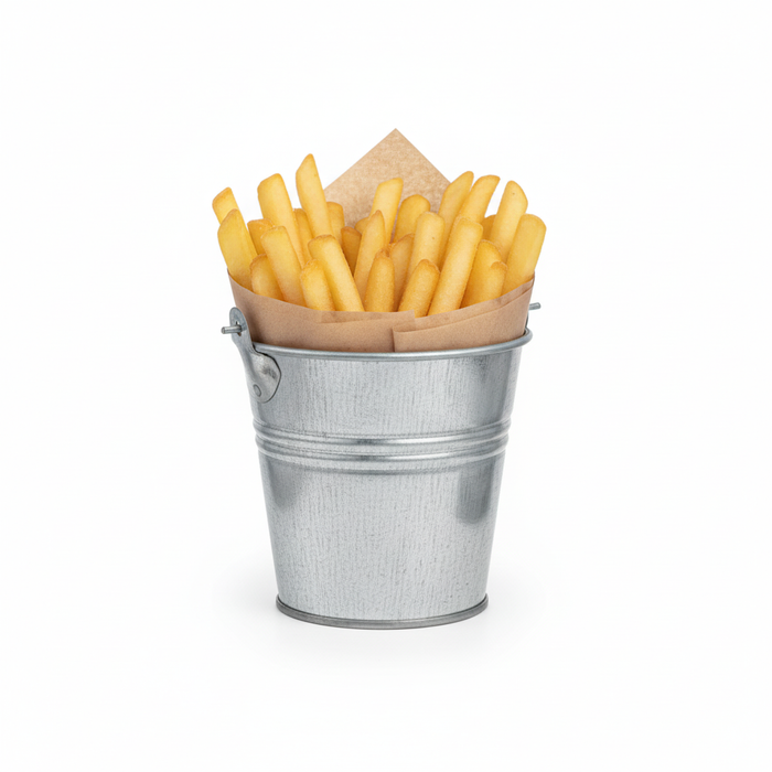 Mini cubo de metal 90ml A65mm - 24Uds