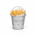 Mini cubo de metal 200ml A75mm - 24Uds