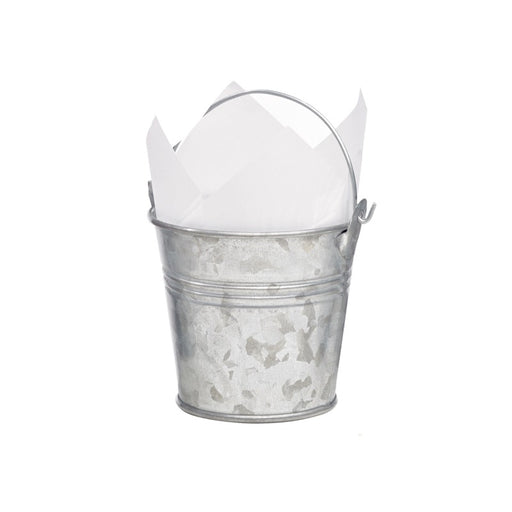 Mini cubo de metal 200ml A75mm - 24Uds