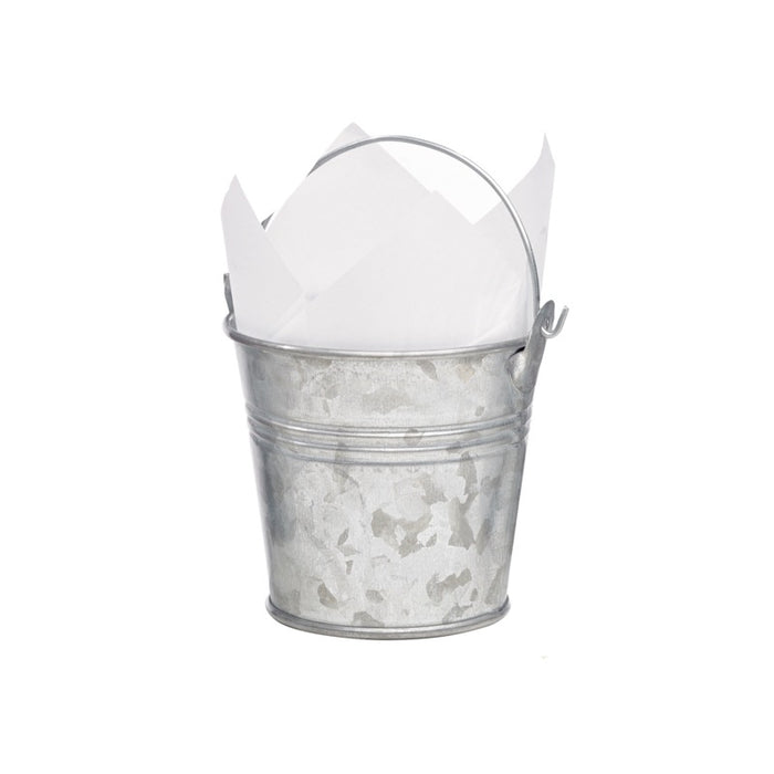 Mini cubo de metal 200ml A75mm - 24Uds