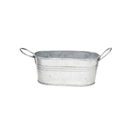 Mini bañera de metal 220ml 120x70mm A55mm - 6Uds