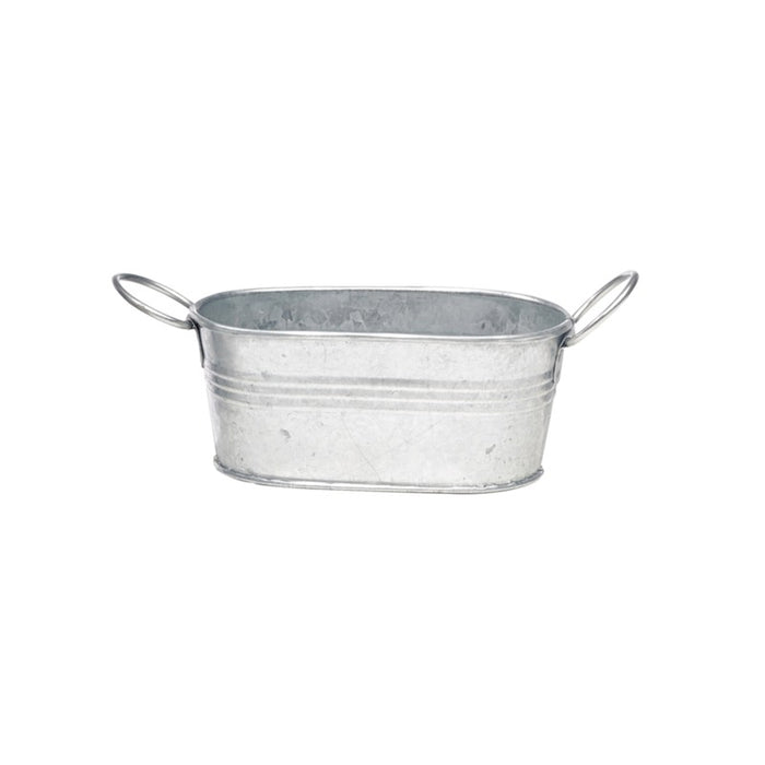 Mini bañera de metal 220ml 120x70mm A55mm - 6Uds