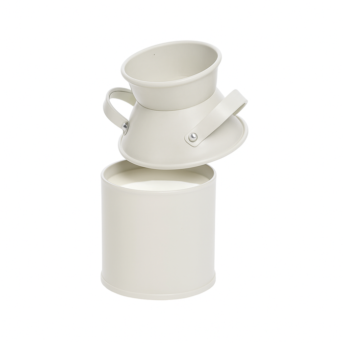 Mini lechera de metal 125ml A100mm - 6Uds