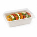 Tapa cúpula transparente PET 194x141mm A7mm - 50Uds