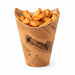 Pote de cartón marrón con cierre decoración News para Burritos/Wraps/Snacks 480ml A123mm - 50Uds