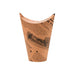 Pote de cartón marrón con cierre decoración News para Burritos/Wraps/Snacks 480ml A123mm - 50Uds