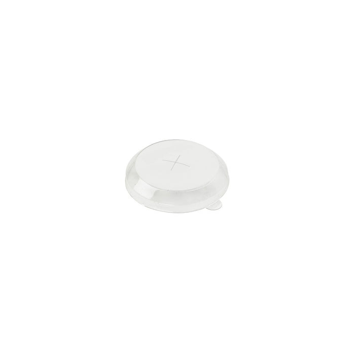 Tapa cúpula transparente de plástico agujero en cruz para 210VLONG30 Ø55mm - 500Uds